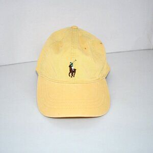 Polo Ralph Lauren Stretch Chino Cap in Yellow #710834737001 NWT